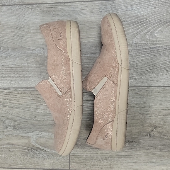 b.o.c. Pink Metallic Slip On Sneaker Size 8 - Picture 5 of 10